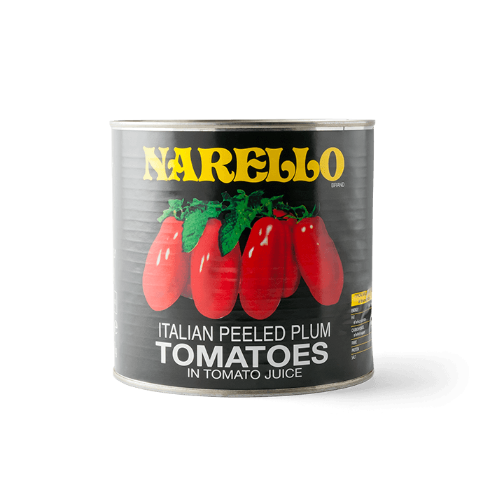 Narello Italian Peeled Plum Tomatoes - 2.5kg | Ratton Pantry