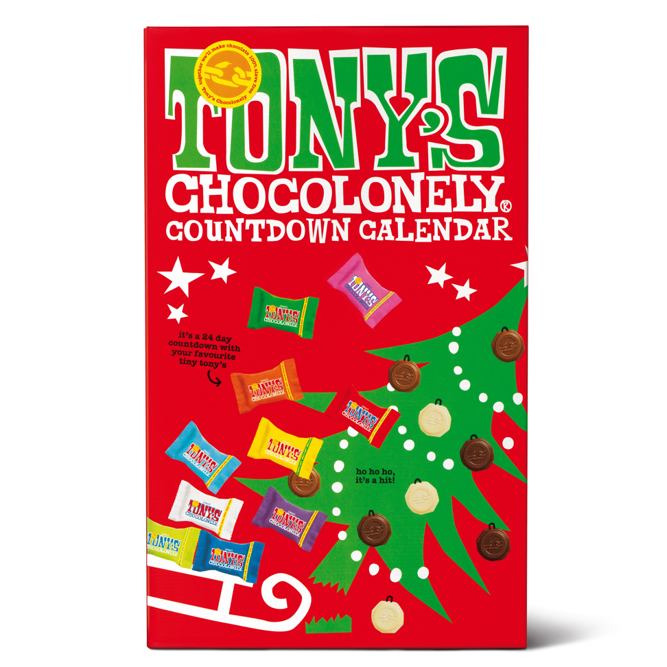 Tony's Chocolonely Countdown Advent Calendar 2023 225g Ratton Pantry