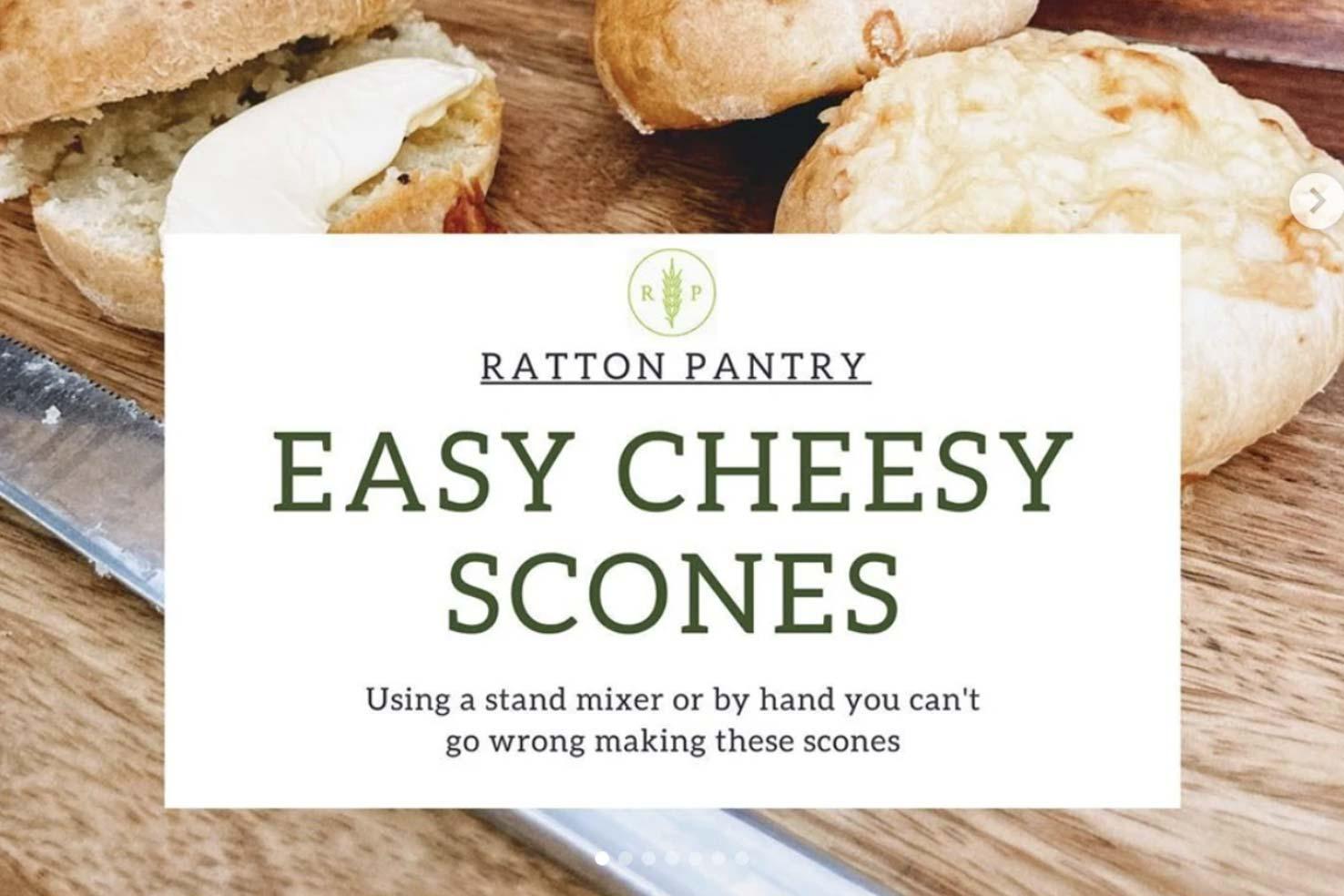 Ratton pantries Easy Cheesy Scones - Ratton Pantry