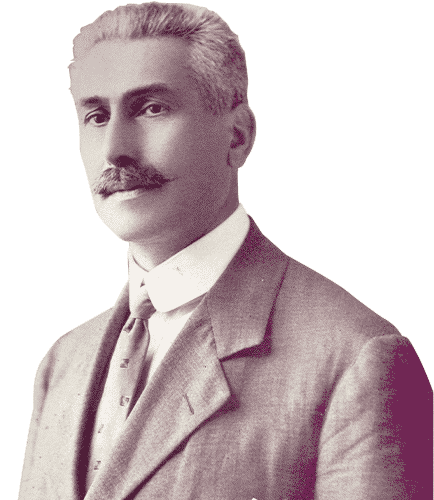 Historical archive portrait of Lorenzo Barbera, founder of Premiati Oleifici Barbera