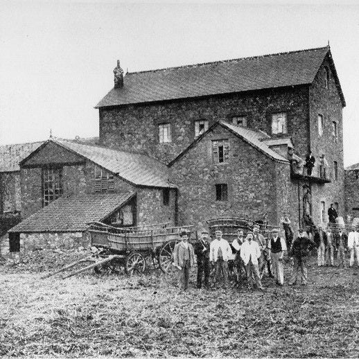Archive photograph of Watchet Mills, the original Stoate family mill in Somerset