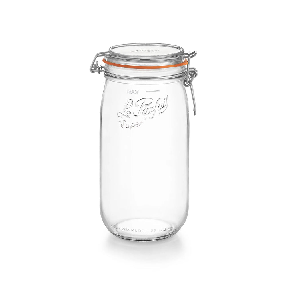 Le Parfait Super Preserve Clip Top Glass Store Jar 1.5L