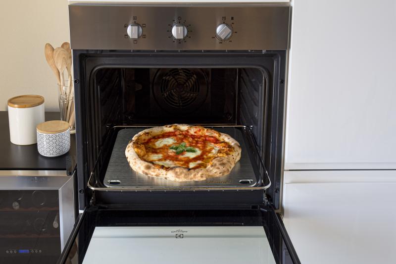 GI Metal Amica Stainless Pizza and Bread Baking Steel 40x35cm