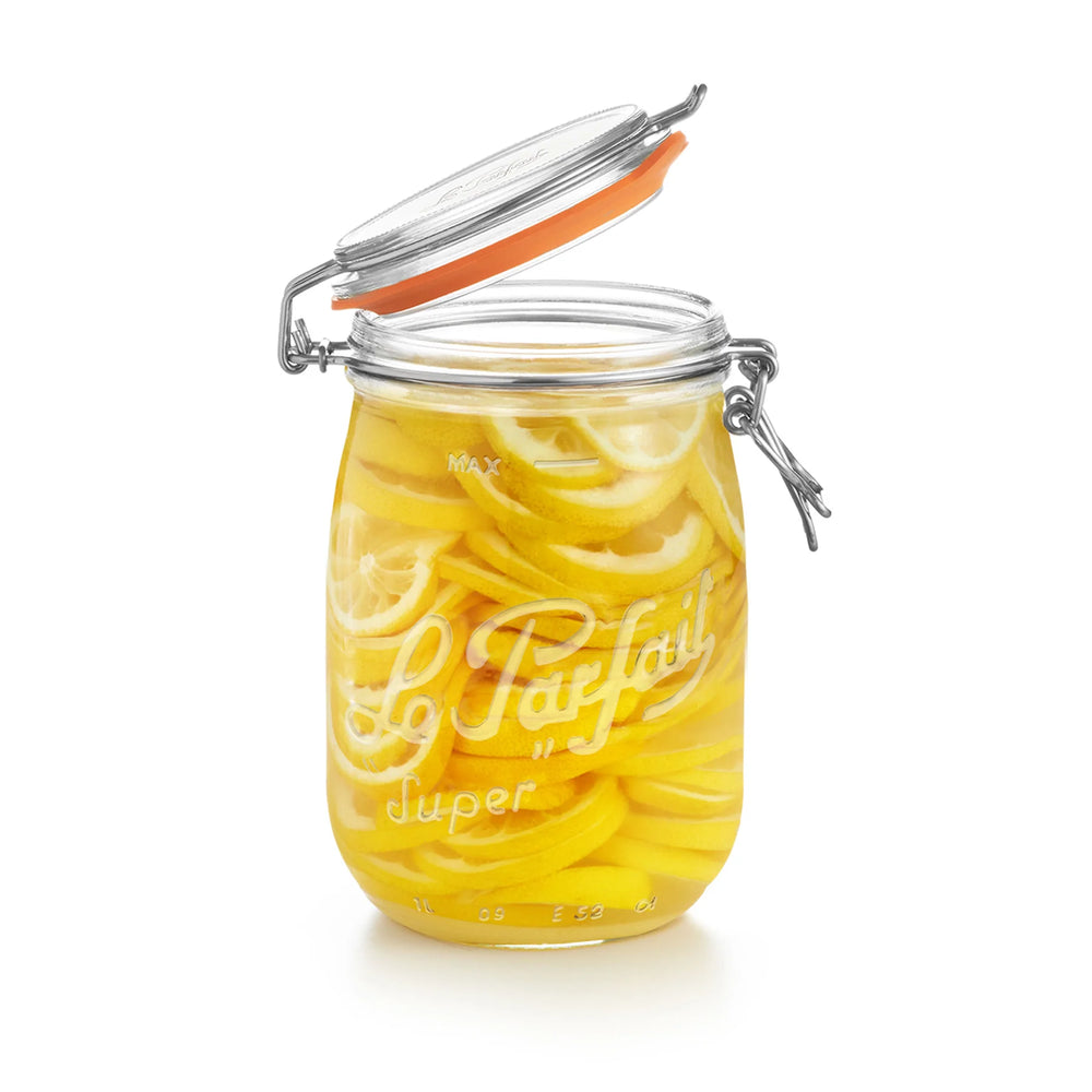 Le Parfait Super Preserve Clip Top Glass Store Jar 1L