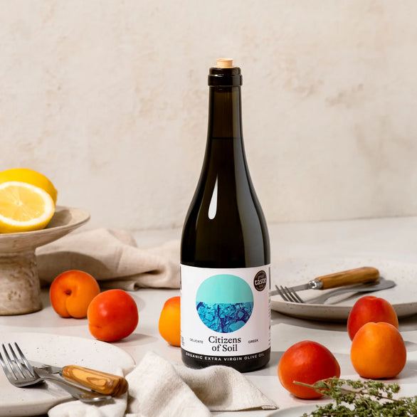 Citizens of Soil Organic Greek Extra Virgin Olive Oil - 500ml Glass Bottle