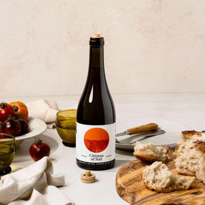 Citizens of Soil Organic Spanish Extra Virgin Olive Oil - 500ml Glass Bottle