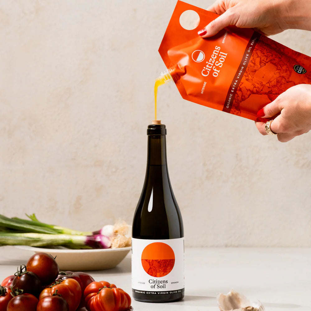 Citizens of Soil Organic Spanish Extra Virgin Olive Oil - 500ml Glass Bottle