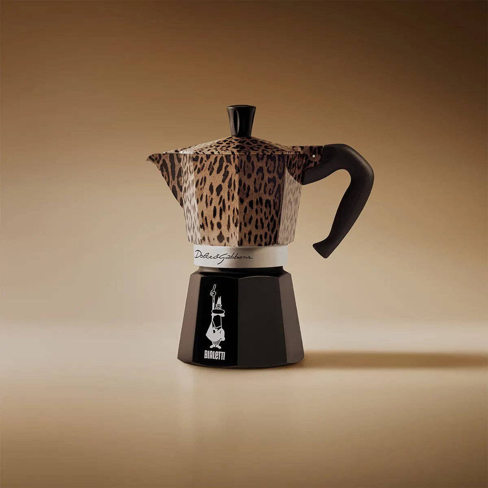Bialetti X Dolce&Gabbana Leopardo Moka Express Stovetop: 3 Cup