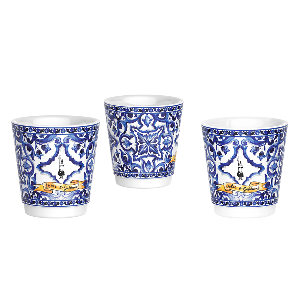 Bialetti X Dolce&Gabbana Blue Mediterranean Gift Set (6 Cup)
