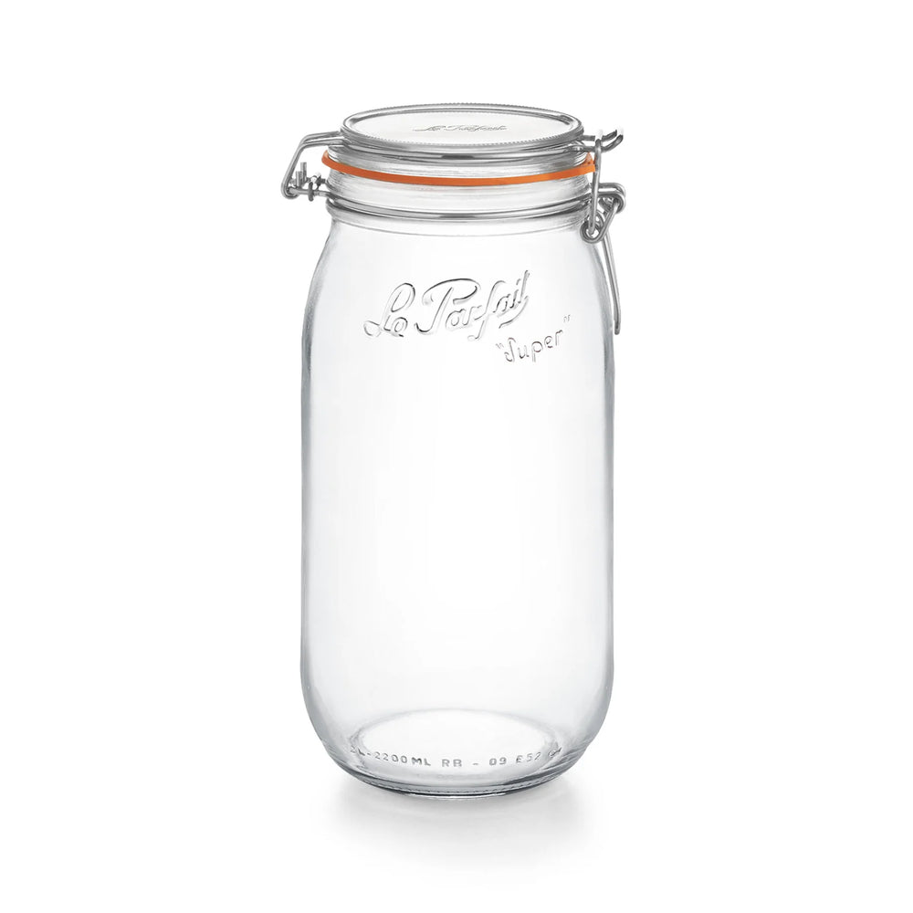Le Parfait Super Preserve Clip Top Glass Store Jar 2L