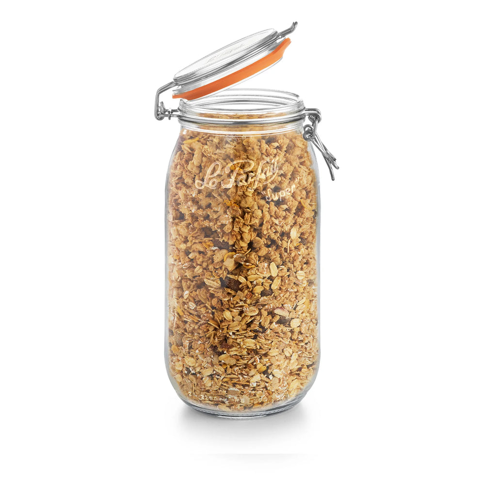 Le Parfait Super Preserve Clip Top Glass Store Jar 2L