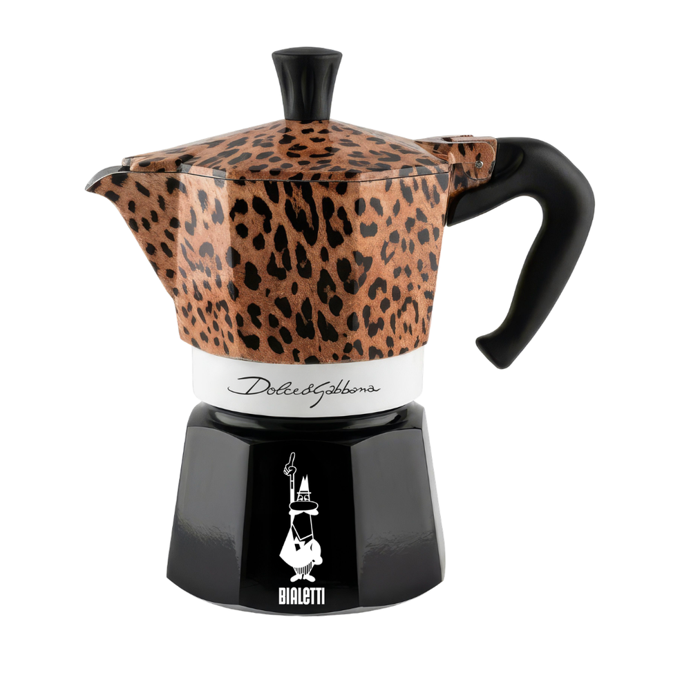 Bialetti X Dolce&Gabbana Leopardo Moka Express Stovetop: 3 Cup
