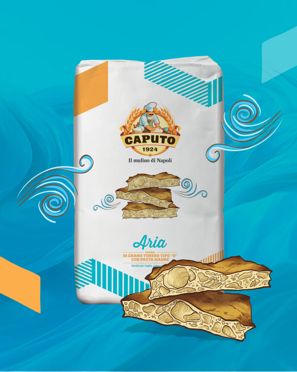 Caputo® Aria Tipo 0 Flour With Mother Sourdough 5kg