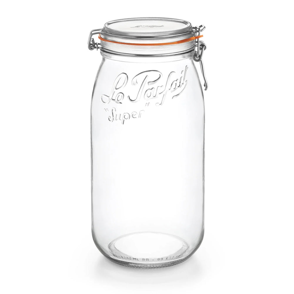 Le Parfait Super Preserve Clip Top Glass Store Jar 3L