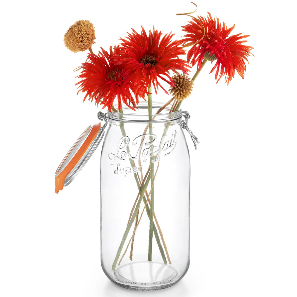 Le Parfait Super Preserve Clip Top Glass Store Jar 3L
