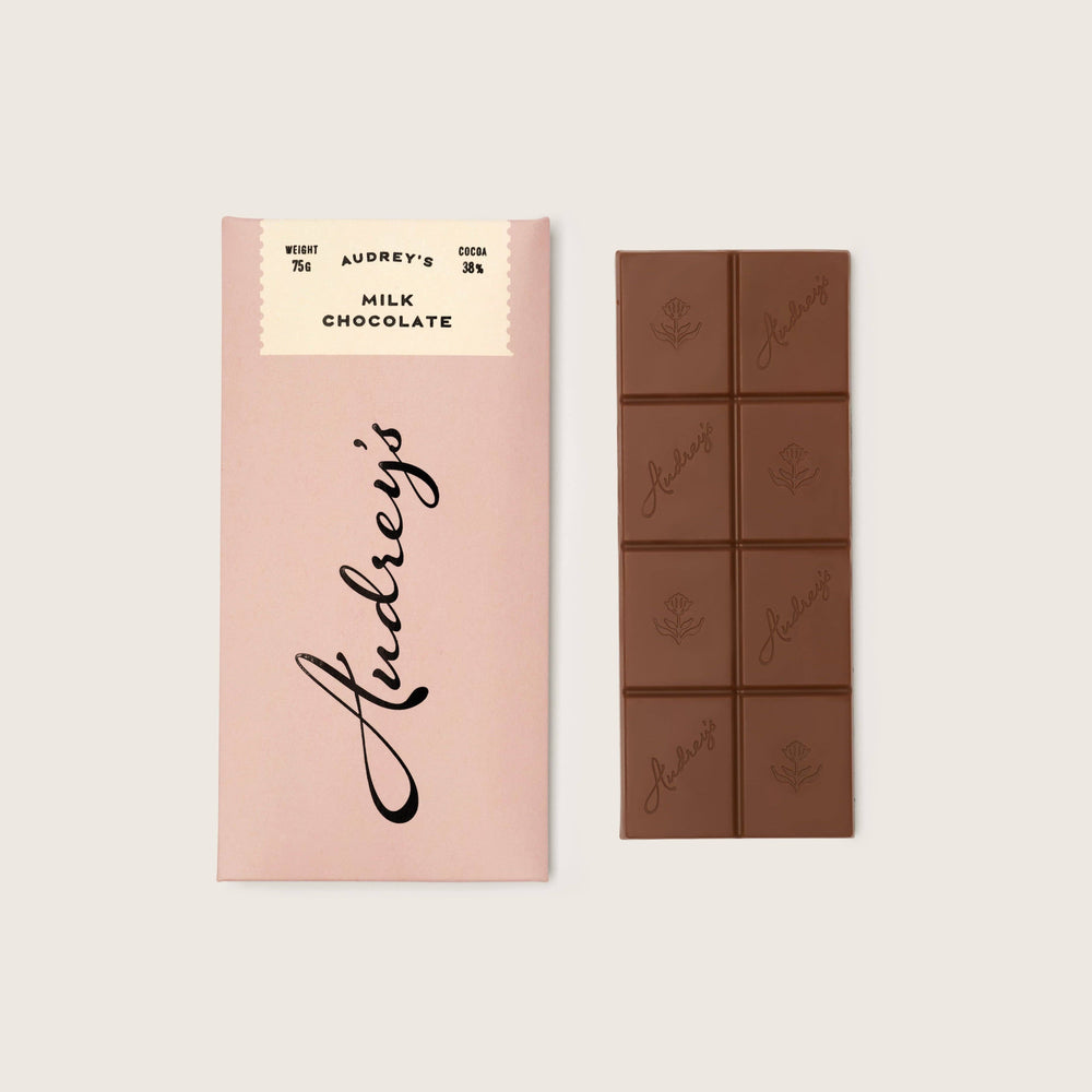 Audrey's Milk 38% Chocolate Bar - 75g