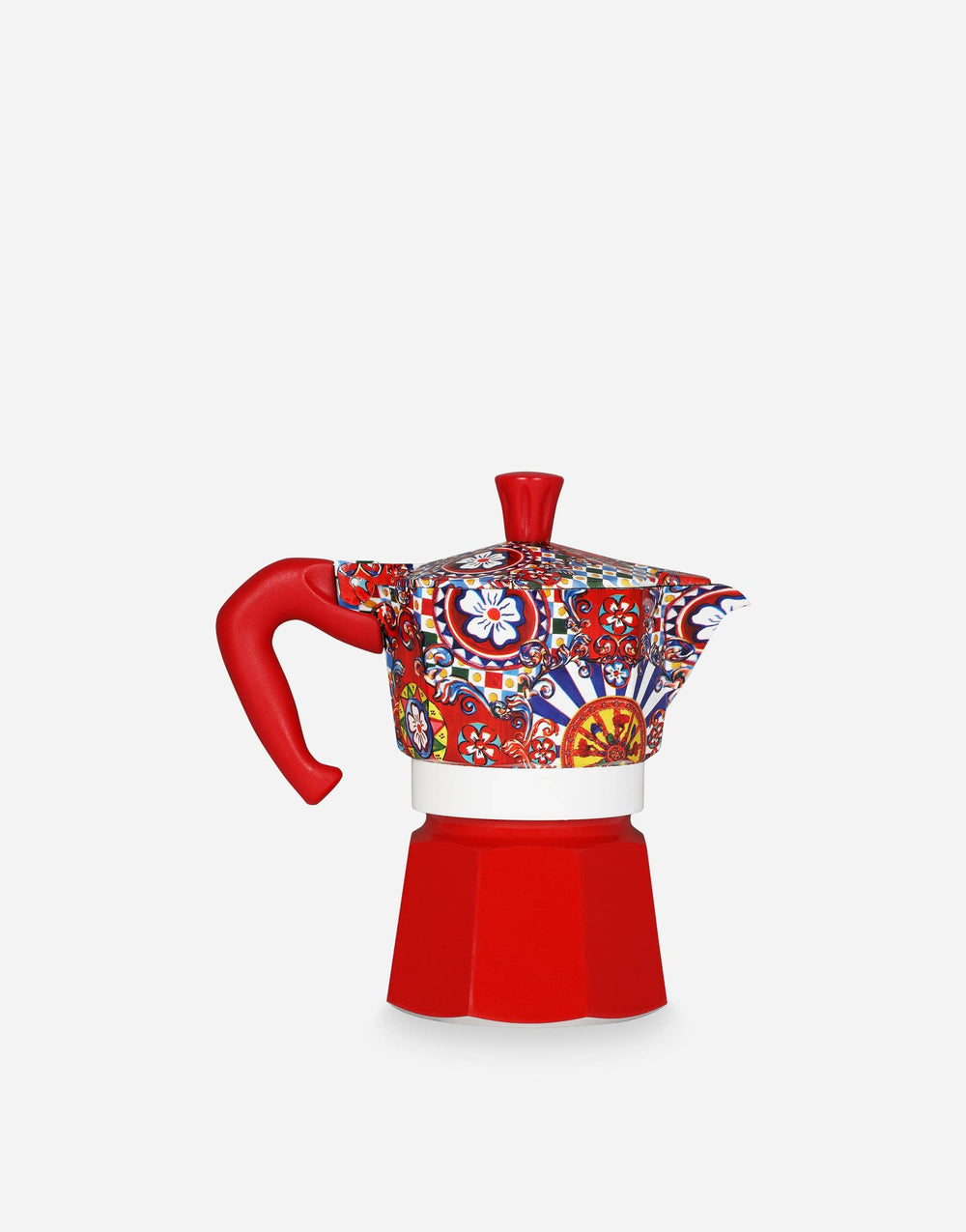 Bialetti X Dolce&Gabbana Sicilian Cart Moka Express: Red / 3 Cup