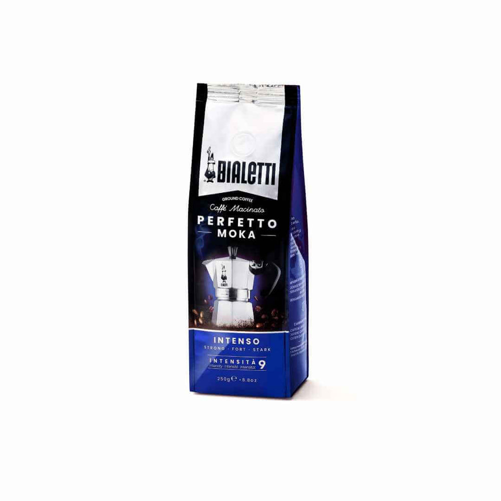 Bialetti Perfetto Moka Ground Coffee: Intenso - 250g