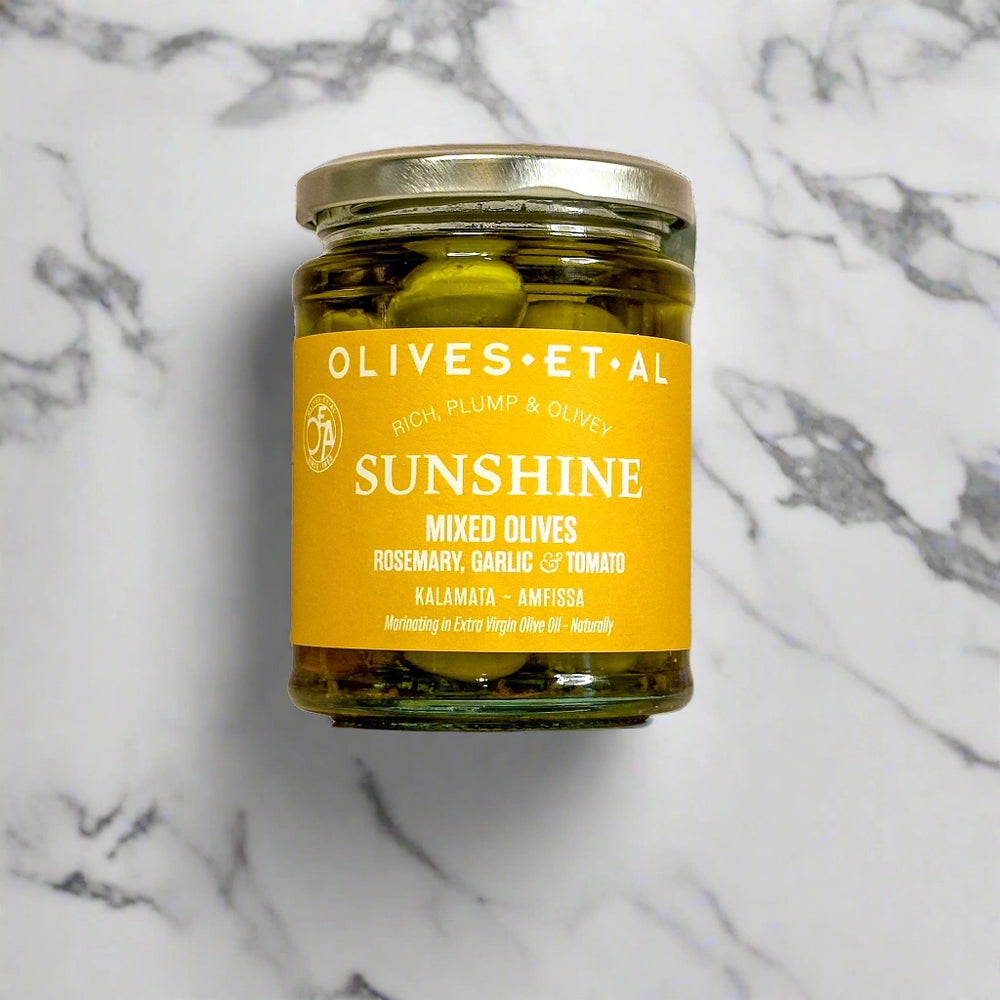 Olives Et Al Sunshine Rosemary & Garlic Whole Olives - 250g