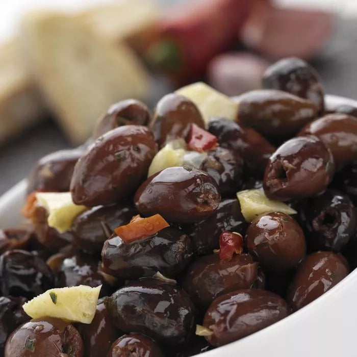 Sapori D'Italia Pitted Fresh Black Kalamata Olives - 3kg