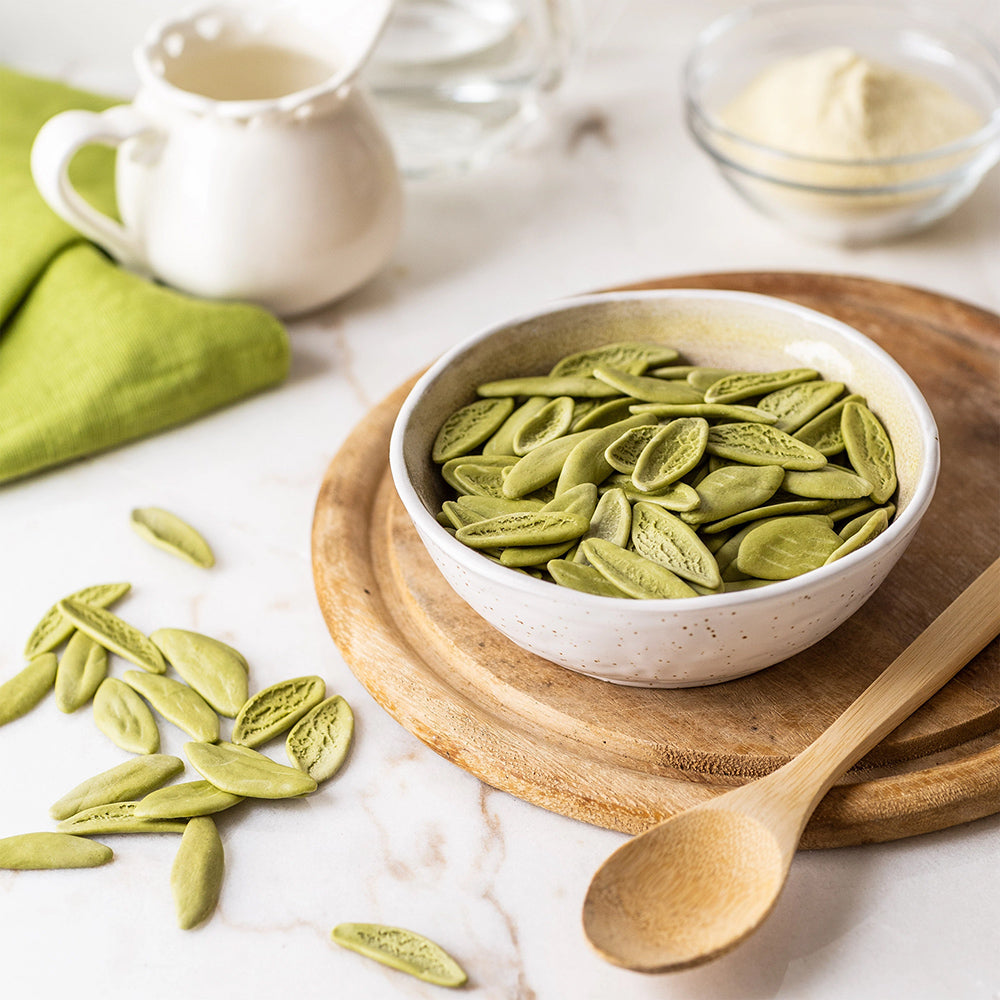 Terre Dei Trulli Italian Artisanal Olive Leaves Pasta with Spinach - 500g