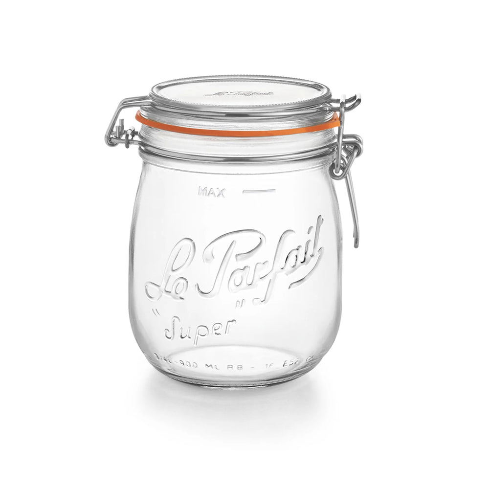 Le Parfait Super Preserve Clip Top Glass Store Jar 0.75L