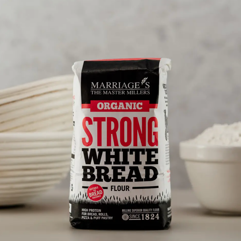 Marriage's Organic Strong White Bread Flour 1kg