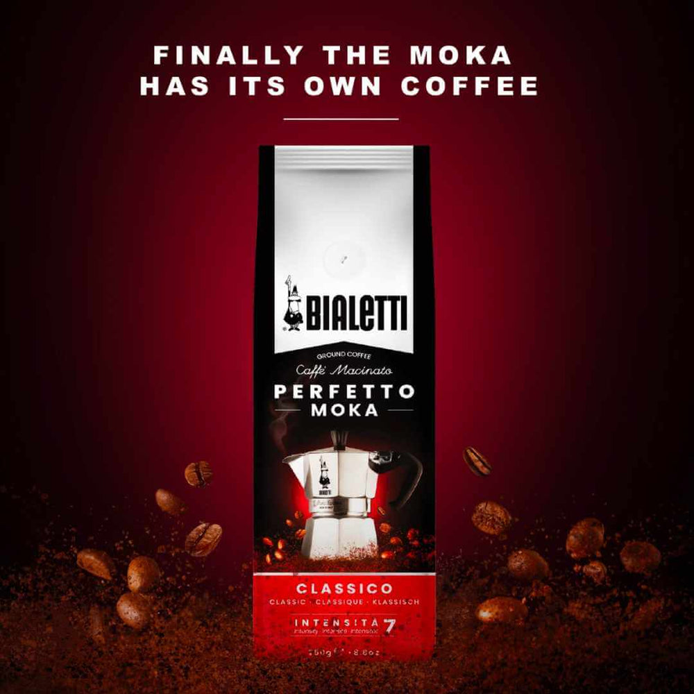 Bialetti Perfetto Moka Ground Coffee: Classico - 250g
