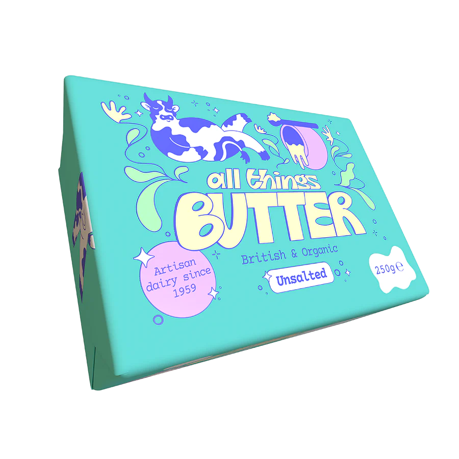 All Things Butter Organic Unsalted Butter 250g