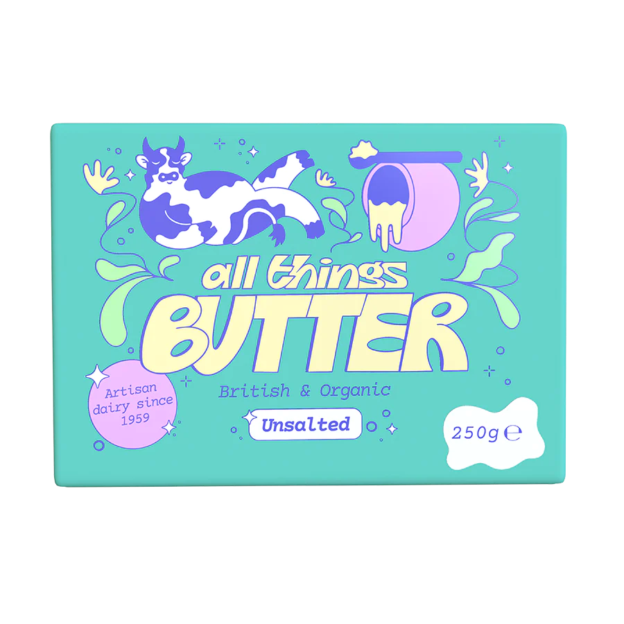 All Things Butter Organic Unsalted Butter 250g