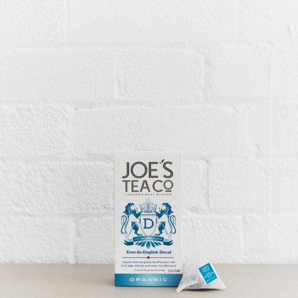 Joe’s Tea Co. Ever-So-English Decaf Organic Tea Bags