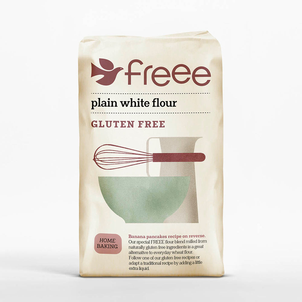 Doves Farm Freee Gluten Free Plain White Flour - 1kg