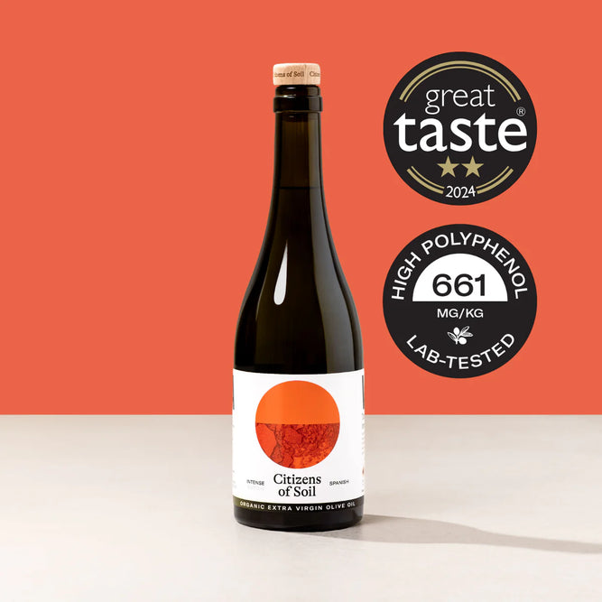 Citizens of Soil Organic Spanish Extra Virgin Olive Oil - 500ml Glass Bottle