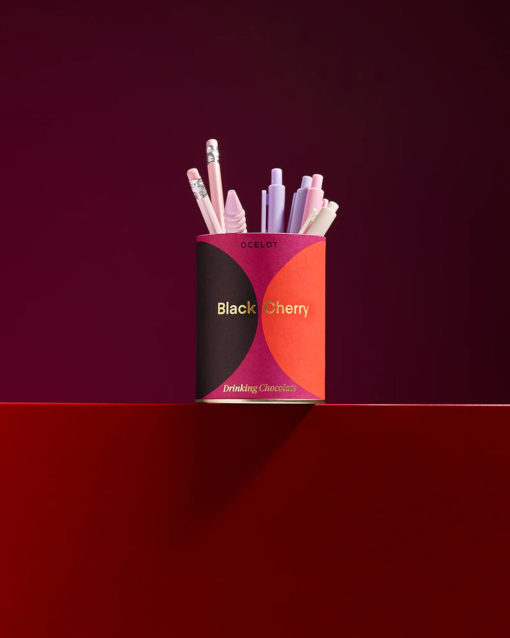 Ocelot Organic 70% Dark Chocolate Black Cherry Drinking Chocolate - 200g