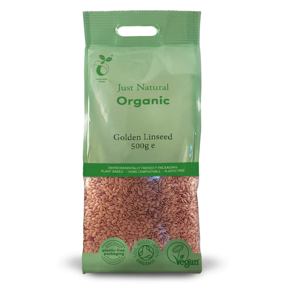 Just Natural Organic Golden Linseed (Flaxseed)