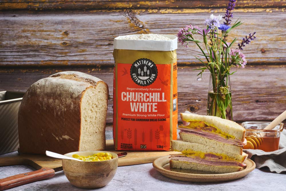 Matthews Cotswold Regenerative Churchill Strong White Bread Flour 1.5kg