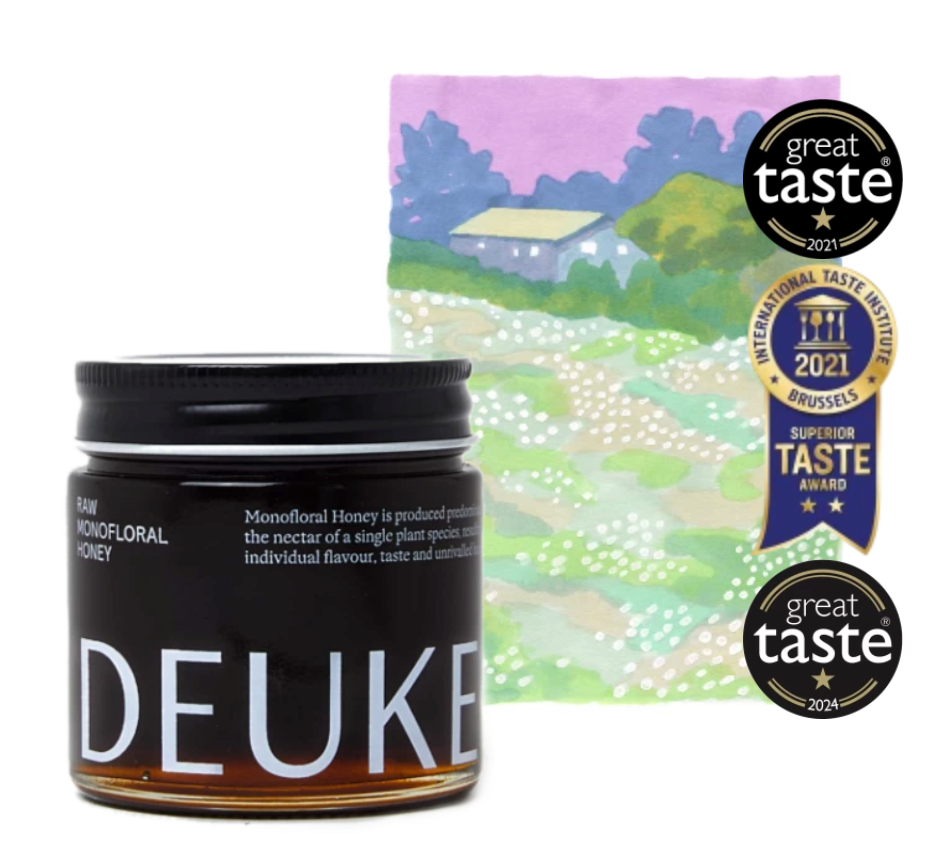 Deukes Raw Monofloral Buckwheat Honey - 250ml