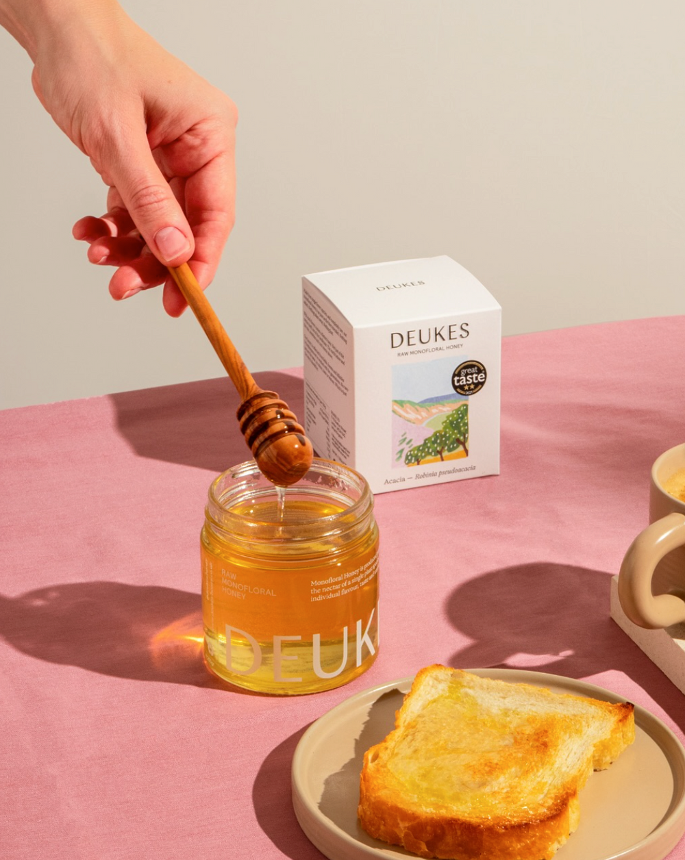 Deukes Raw Monofloral Acacia Honey - 250ml