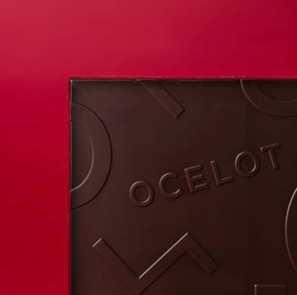Ocelot Organic 70% Dark Chocolate & Black Cherry Chocolate Bar - 70g