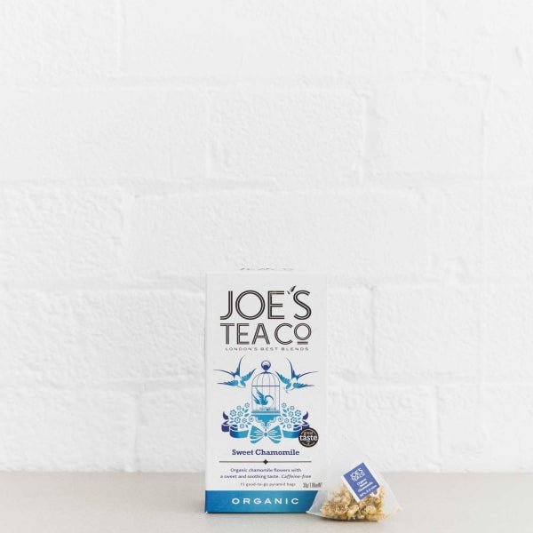 Joe’s Tea Co. Sweet Chamomile Organic Herbal Tea Bags
