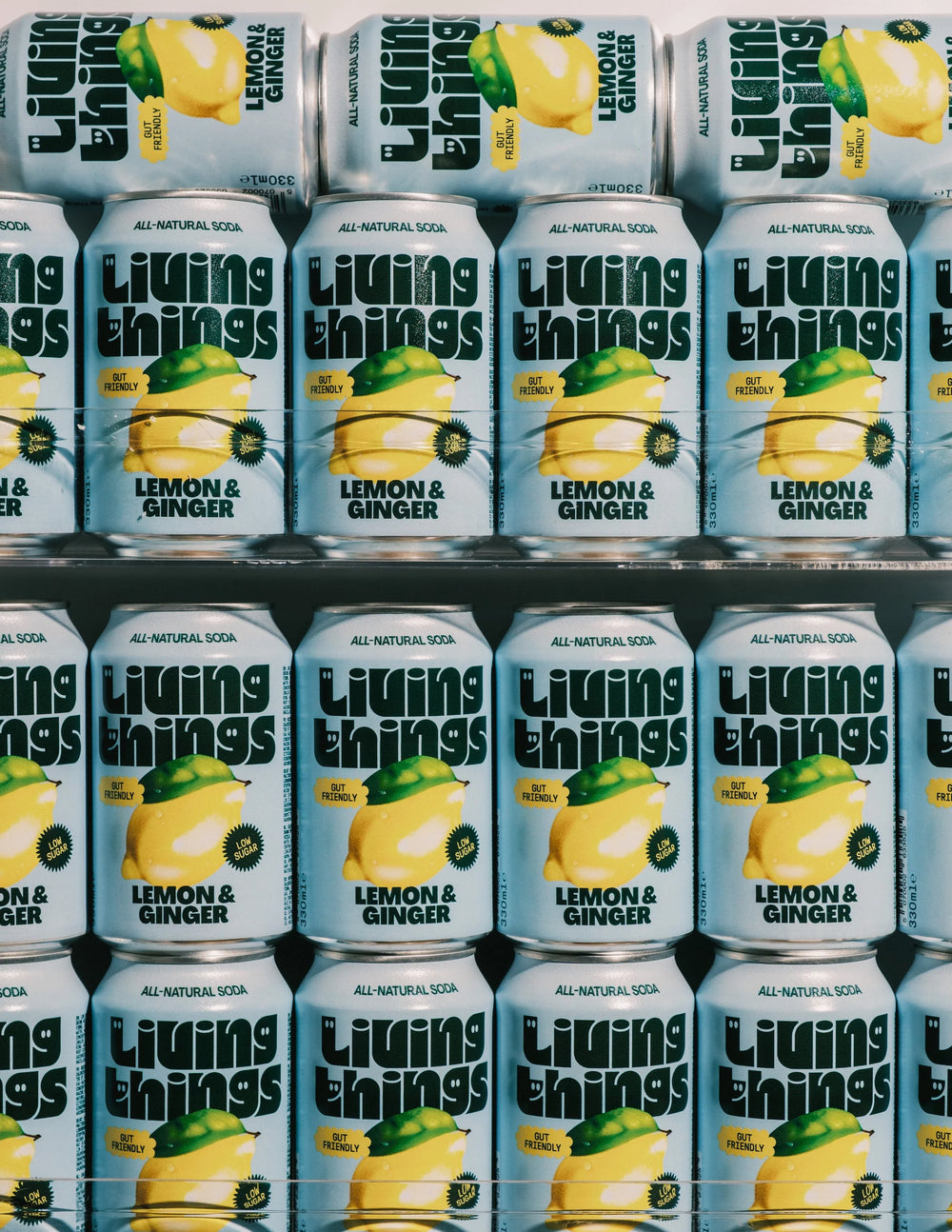 Living Things Prebiotic Soda Lemon & Ginger - 330ml