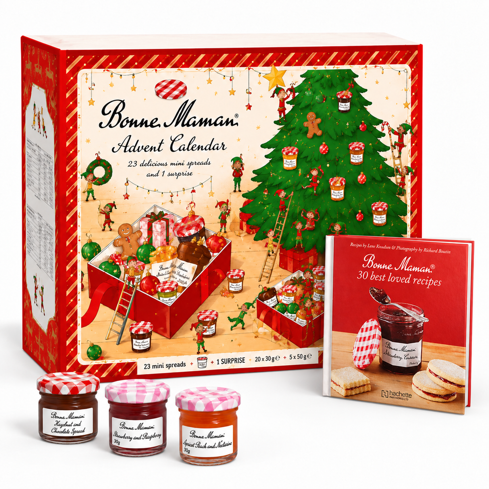 Bonne Maman Limited Edition 2026 Advent Calendar + FREE Bonne Maman Hardback Recipe Book