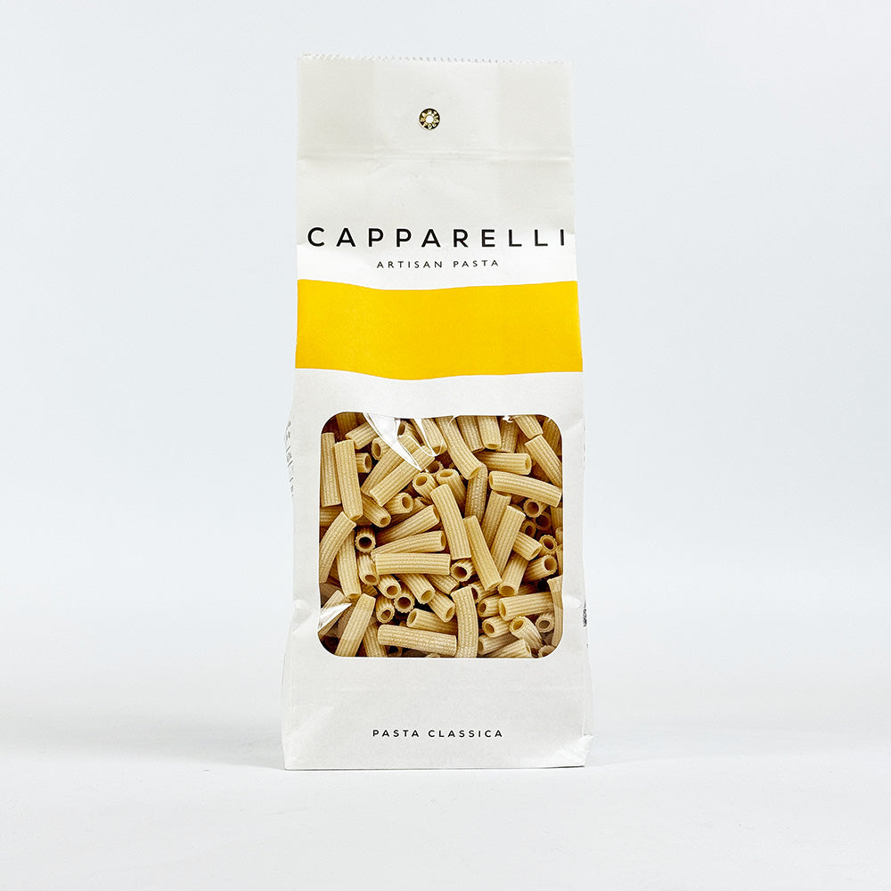 Capparelli Maccheroni Rigate Artisan Premium 100% Italian Durum Wheat Pasta - 500g