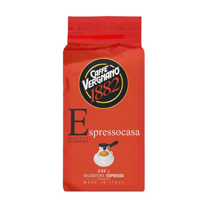 Caffè Vergnano Espresso Casa Machine Ground Coffee - 250g