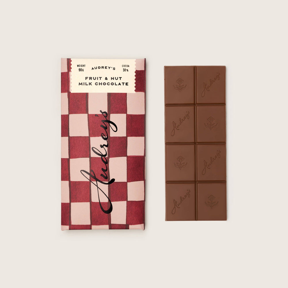 Audrey's Milk 38% Fruit & Nut Chocolate Bar - 75g