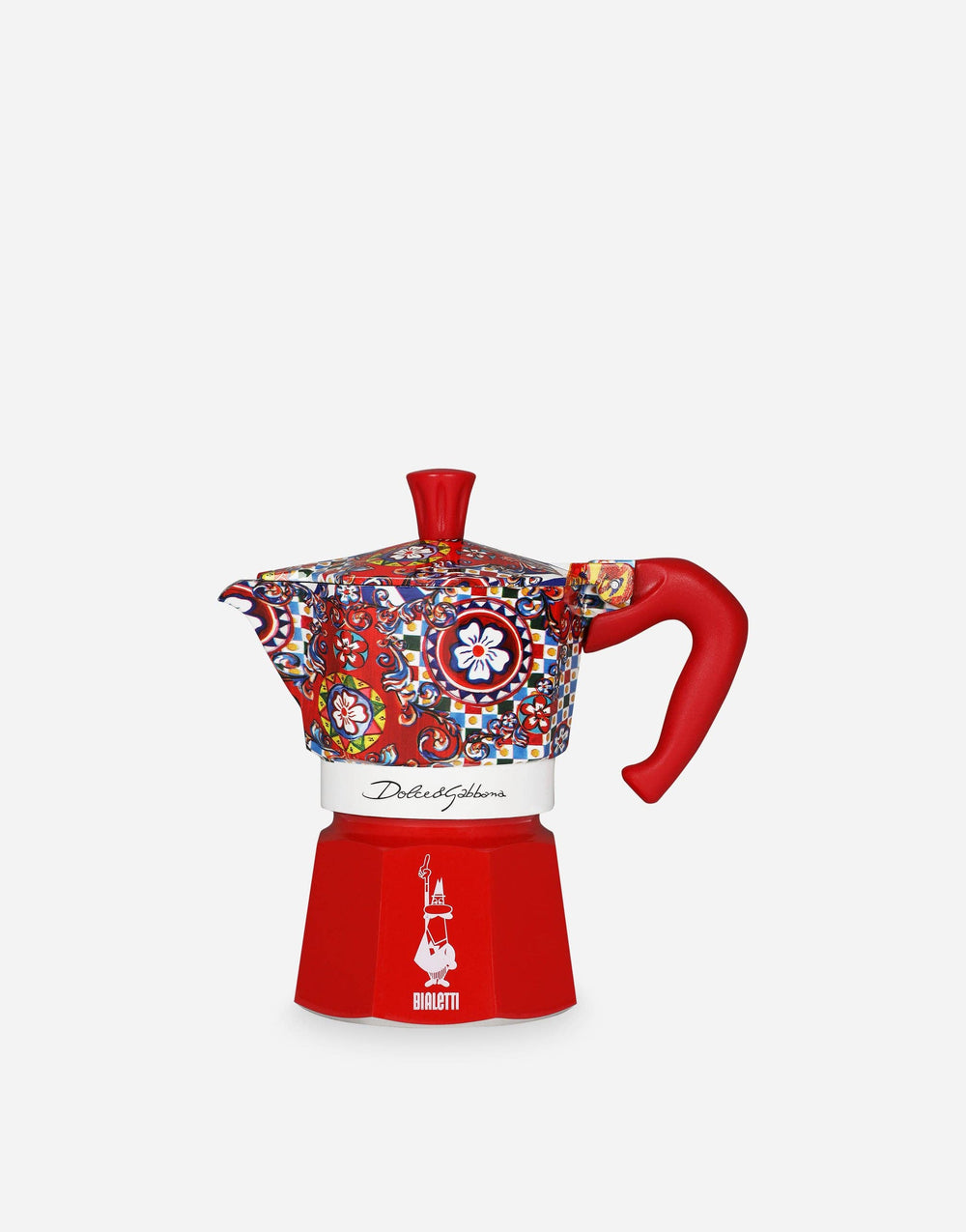 Bialetti X Dolce&Gabbana Sicilian Cart Moka Express: Red / 3 Cup