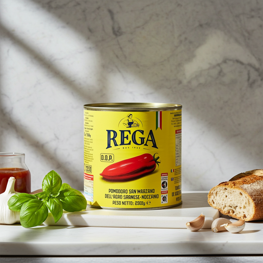 Rega San Marzano Peeled Italian Tomatoes DOP - 2.5kg Tin