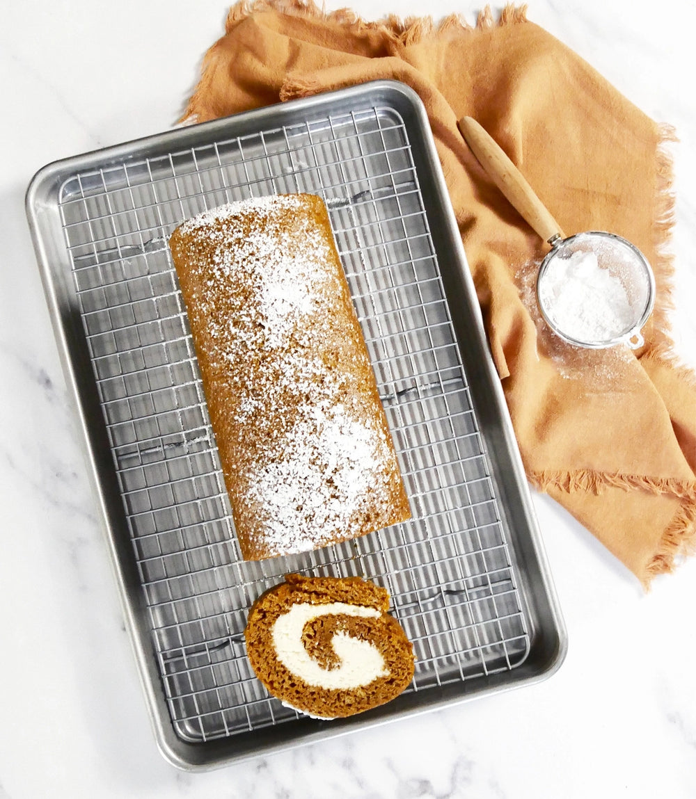 USA Pan Jelly Roll Pan & Baking Rack Set - 37 x 25 x 2.5cm