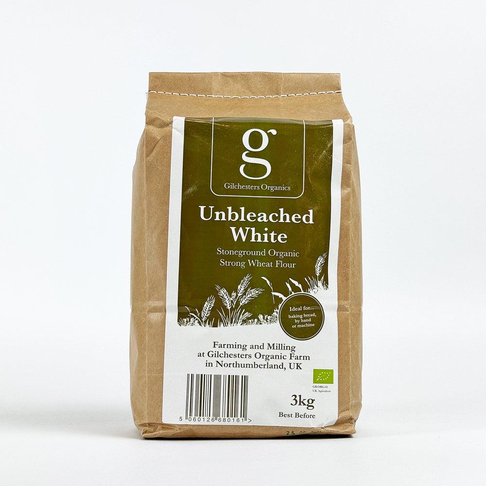Gilchesters Organics Stoneground Organic Unbleached Strong White Flour