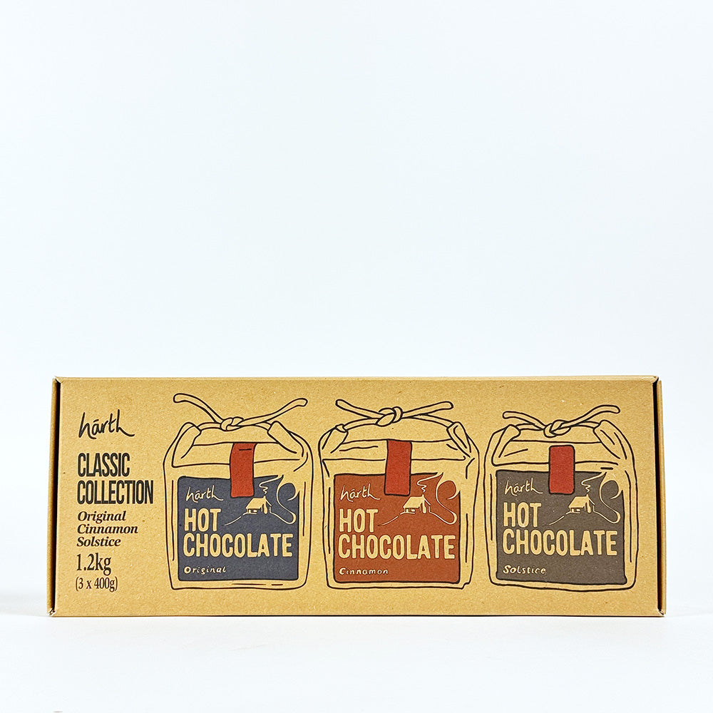 Harth Chocolate Classic Collection Hot Chocolate Gift Box (3 x 400g Packs)